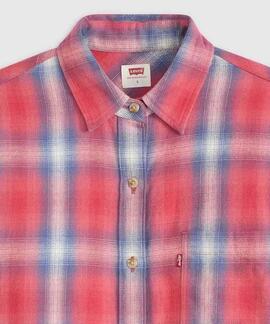 CAMISA HARLIE WESTERN FLANNEL ODETTE PLAID JALAPEÑO