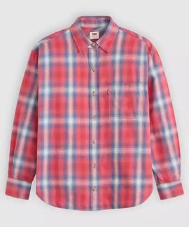 CAMISA HARLIE WESTERN FLANNEL ODETTE PLAID JALAPEÑO