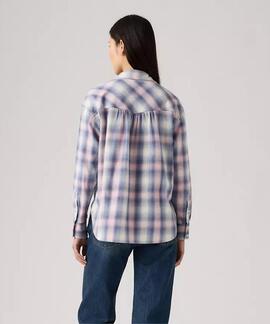 CAMISA HARLIE WESTERN FLANNEL SHELBY SHADOW PLAID ZEPHYR