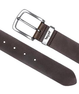 CINTURÓN LEVI'S® METAL TWO HORSE KEEPER MARRÓN