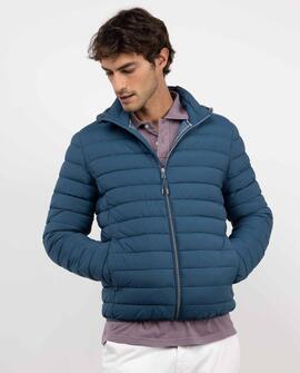 CHAQUETA ACOLCHADA BÁSICA AZUL