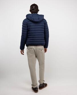 CHAQUETA ACOLCHADA BÁSICA AZUL MARINO