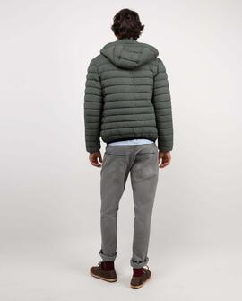 CHAQUETA ACOLCHADA BÁSICA VERDE