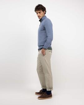 JERSEY CUELLO CAMIONERO AZUL MEDIO