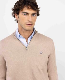 JERSEY CUELLO CAMIONERO BEIGE