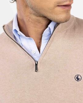 JERSEY CUELLO CAMIONERO BEIGE