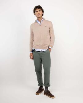 JERSEY CUELLO CAMIONERO BEIGE