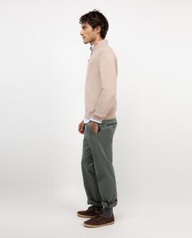 JERSEY CUELLO CAMIONERO BEIGE