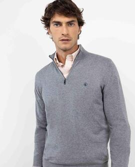 JERSEY CUELLO CAMIONERO GRIS