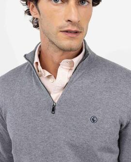 JERSEY CUELLO CAMIONERO GRIS