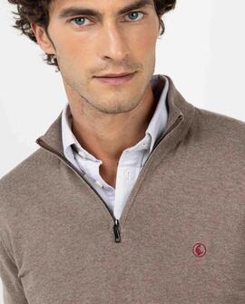 JERSEY CUELLO CAMIONERO TOPO