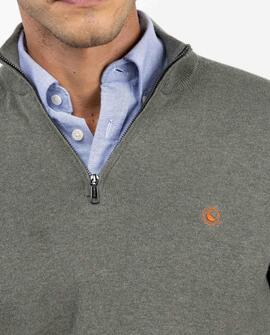 JERSEY CUELLO CAMIONERO VERDE