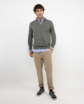 JERSEY CUELLO CAMIONERO VERDE