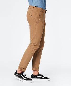 ALPHA KHAKI 360º FLEX SKINNY TAPERED LEATHER