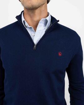 JERSEY CUELLO CAMIONERO AZUL MARINO