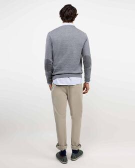 JERSEY CUELLO PICO CODERAS GRIS