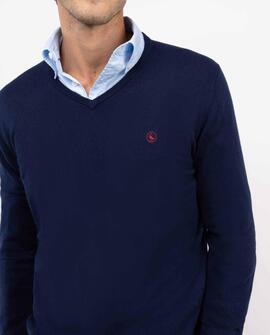 JERSEY CUELLO PICO CODERAS AZUL MARINO