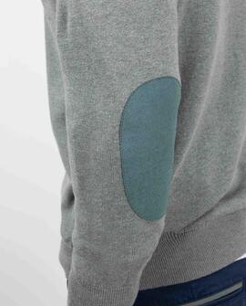 JERSEY CUELLO PICO CODERAS VERDE LIQUEN