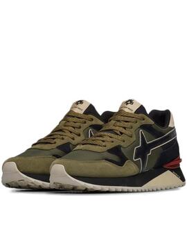 ZAPATILLAS YAK-M MILITARE, BLACK, BEIGE