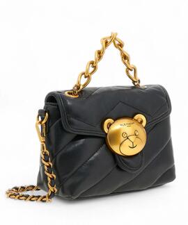 MINI BOLSO RUE MADAM PARIS PUFFY SHOULDER XS HANDBAG BLACK