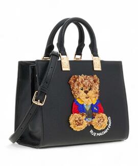 BOLSO RUE MADAM PARIS MARVIN MINI TOTE BAG BLACK