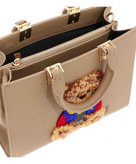 BOLSO RUE MADAM PARIS MARVIN MINI TOTE BAG TAUPE