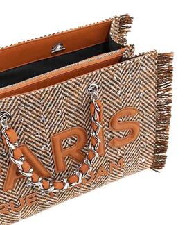 BOLSO RUE MADAM PARIS HARRIS TOTE BAG TWEED COGNAC