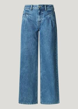 PANTALÓN VAQUERO WIDE LEG HIGH WAIST ARCHIVE DENIM AZUL