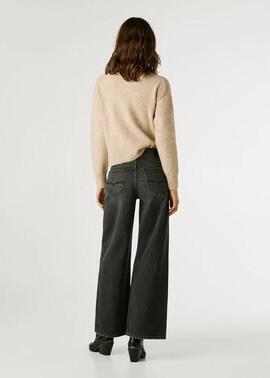 PANTALÓN VAQUERO WIDE LEG HIGH WAIST ARCHIVE DENIM NEGRO DES