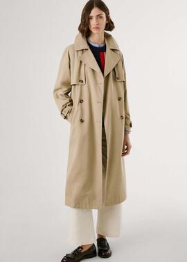 GABARDINA LARGA IMPERMEABLE SOFIA 836 STONE BEIGE