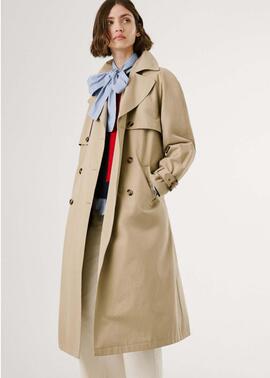 GABARDINA LARGA IMPERMEABLE SOFIA 836 STONE BEIGE