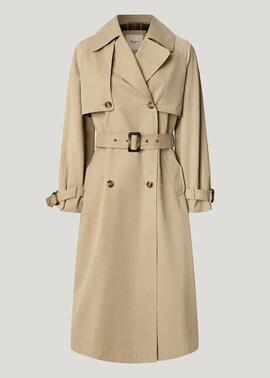 GABARDINA LARGA IMPERMEABLE SOFIA 836 STONE BEIGE