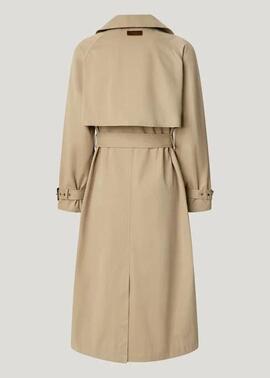 GABARDINA LARGA IMPERMEABLE SOFIA 836 STONE BEIGE