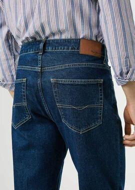 PANTALÓN VAQUERO CASH REGULAR FIT 5CB DENIM AZUL
