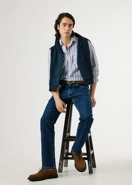 PANTALÓN VAQUERO CASH REGULAR FIT 5CB DENIM AZUL