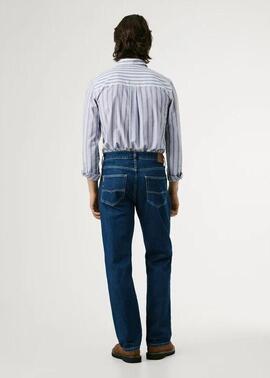 PANTALÓN VAQUERO CASH REGULAR FIT 5CB DENIM AZUL