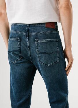 PANTALÓN VAQUERO TAPERED JEANS STANLEY 7VA DENIM AZUL