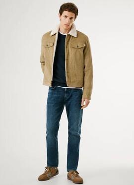 PANTALÓN VAQUERO TAPERED JEANS STANLEY 7VA DENIM AZUL