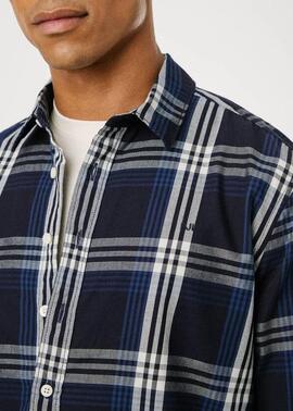 CAMISA DE CUADROS CODAR REGULAR FIT 594 DULWICH BLUE