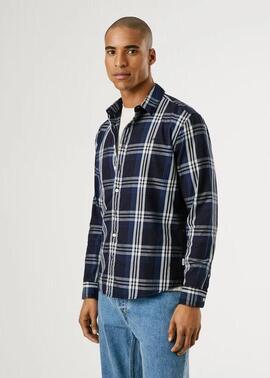 CAMISA DE CUADROS CODAR REGULAR FIT 594 DULWICH BLUE