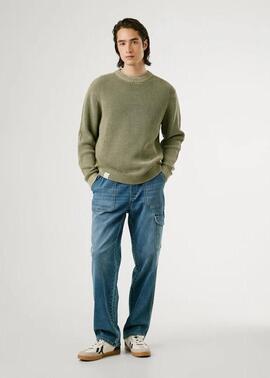JERSEY DE PUNTO PARKER REGULAR FIT 679 MILITARY GREEN