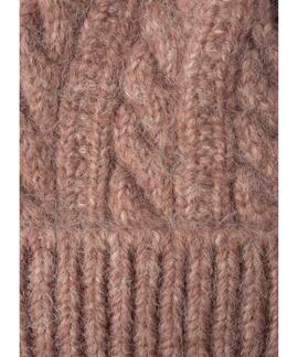 GORRO DE PUNTO TRENZADO FIONA HAT 333 MAUVEGLOW PINK