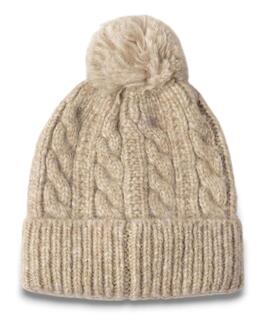 GORRO DE PUNTO TRENZADO FIONA HAT 805 OYSTER