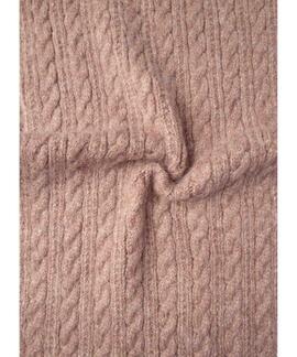 BUFANDA DE PUNTO TRENZADO FIONA SCARF 333 MAUVEGLOW PINK