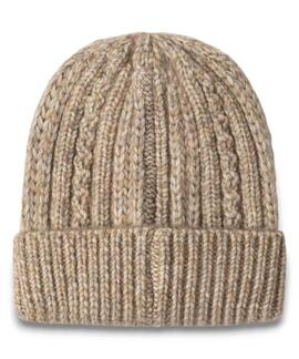 GORRO DE PUNTO TRENZADO FRANCIS HAT 836 STONE BEIGE