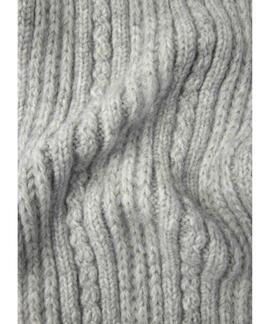 BUFANDA DE PUNTO TRENZADO FRANCIS SCARF 963 DARK GREY MARL