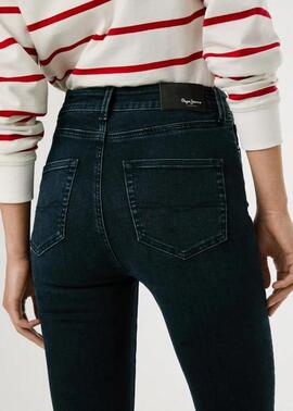 PANTALÓN VAQUERO DION FLARE 5FA HIGH WAIST DENIM BLACK AND B
