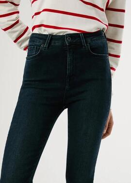 PANTALÓN VAQUERO DION FLARE 5FA HIGH WAIST DENIM BLACK AND B