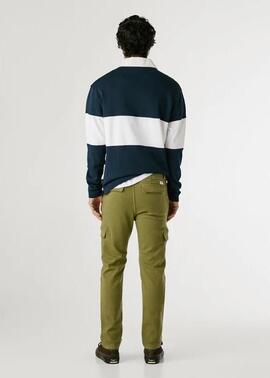 PANTALÓN BOLSO CARGO GYMDIGO SLIM FIT 679 MILITARY GREEN