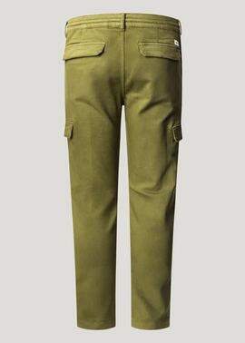 PANTALÓN BOLSO CARGO GYMDIGO SLIM FIT 679 MILITARY GREEN